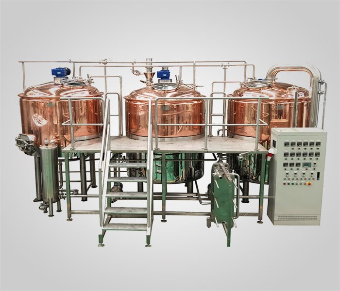 8 bbl Copper mashing equipment